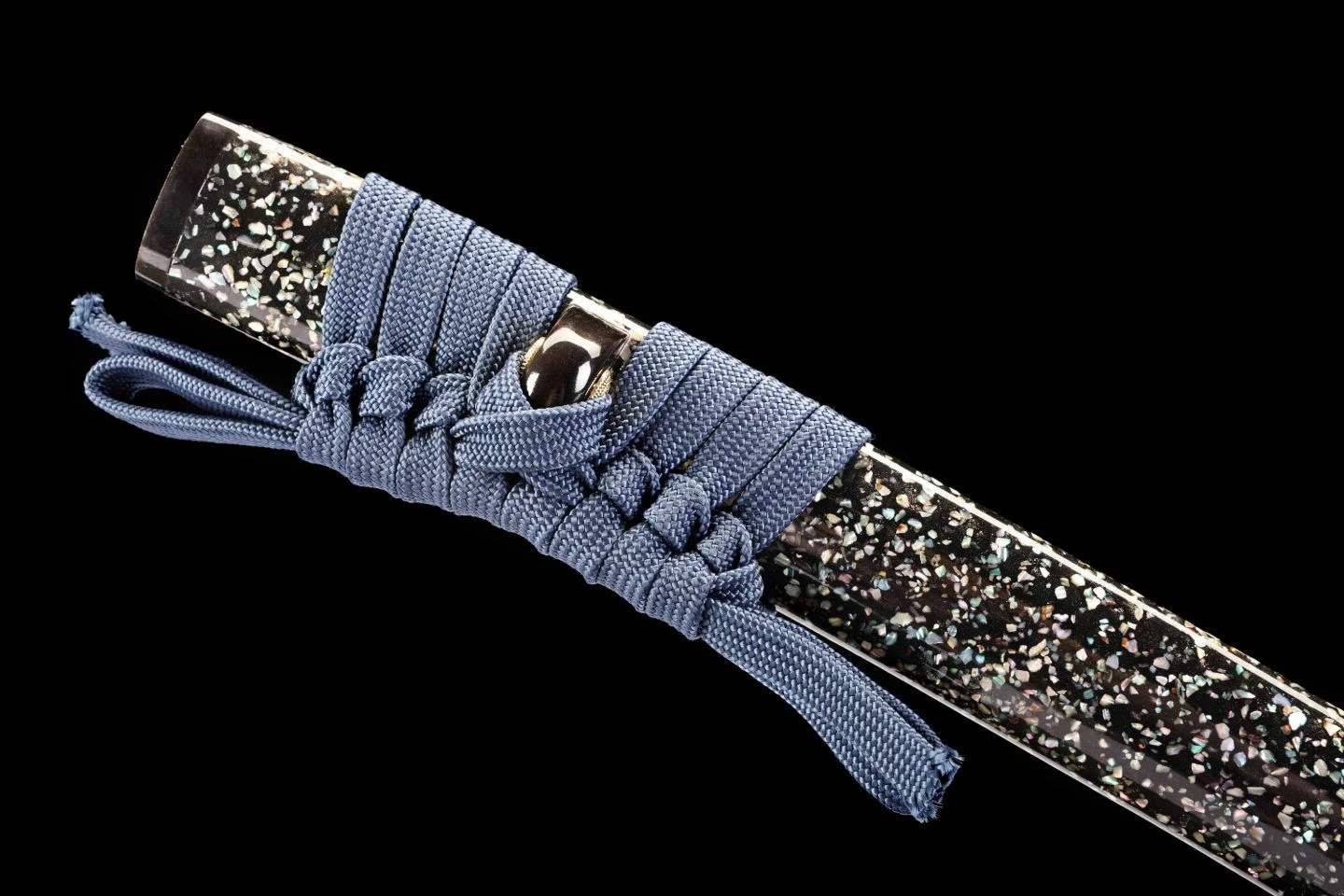 Luxury Hamon Katana – T10 Clay Tempered Blade with Raden Lacquer Scabbard & Gilded Copper Fittings - Chinese Sword store