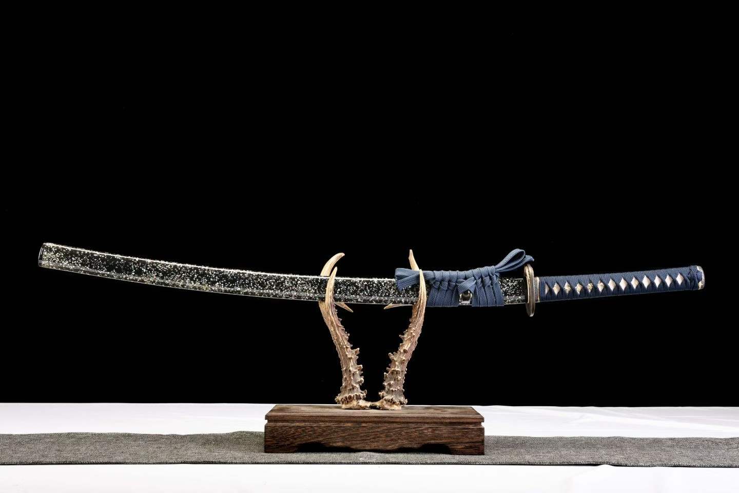 Luxury Hamon Katana – T10 Clay Tempered Blade with Raden Lacquer Scabbard & Gilded Copper Fittings - Chinese Sword store