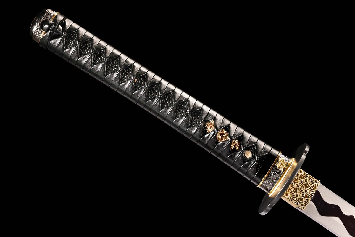 Double-Edged Katana – 1060 High Carbon Steel, Iron Tsuba
