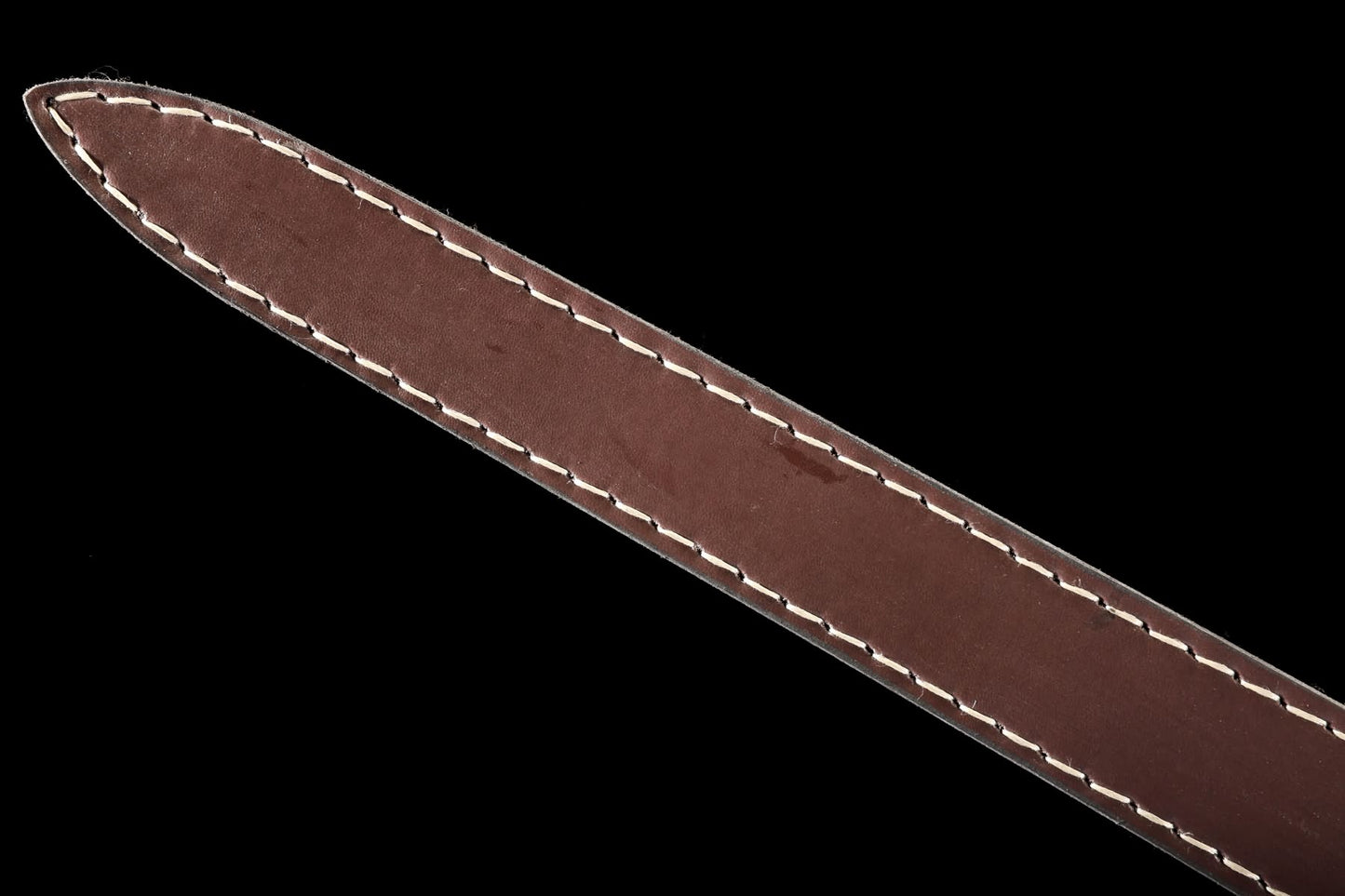 Two-Handed European Longsword with Leather Sheath – Black or Brown