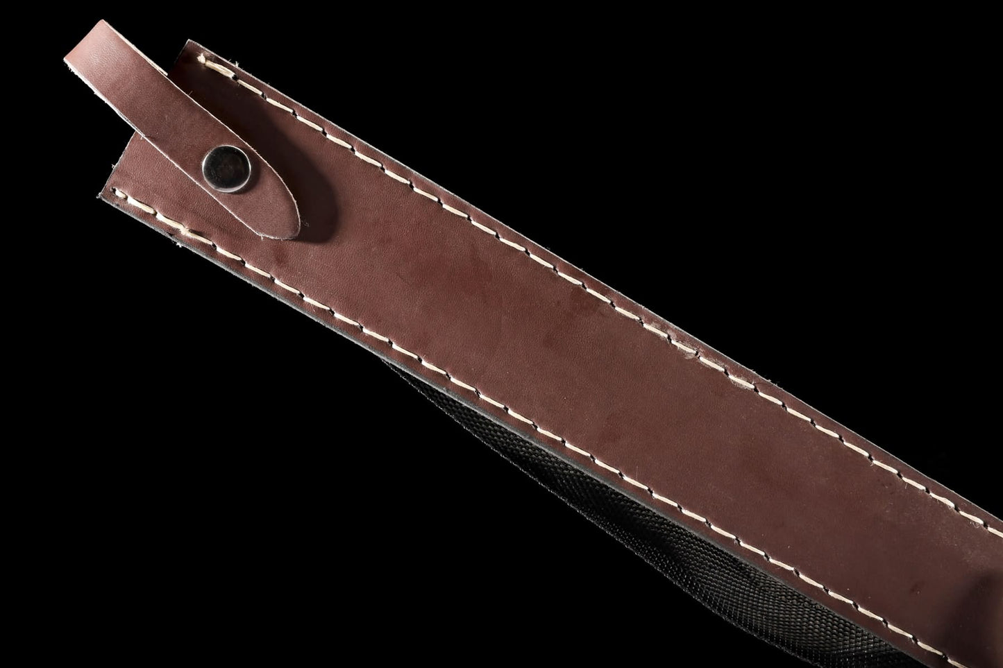 Two-Handed European Longsword with Leather Sheath – Black or Brown