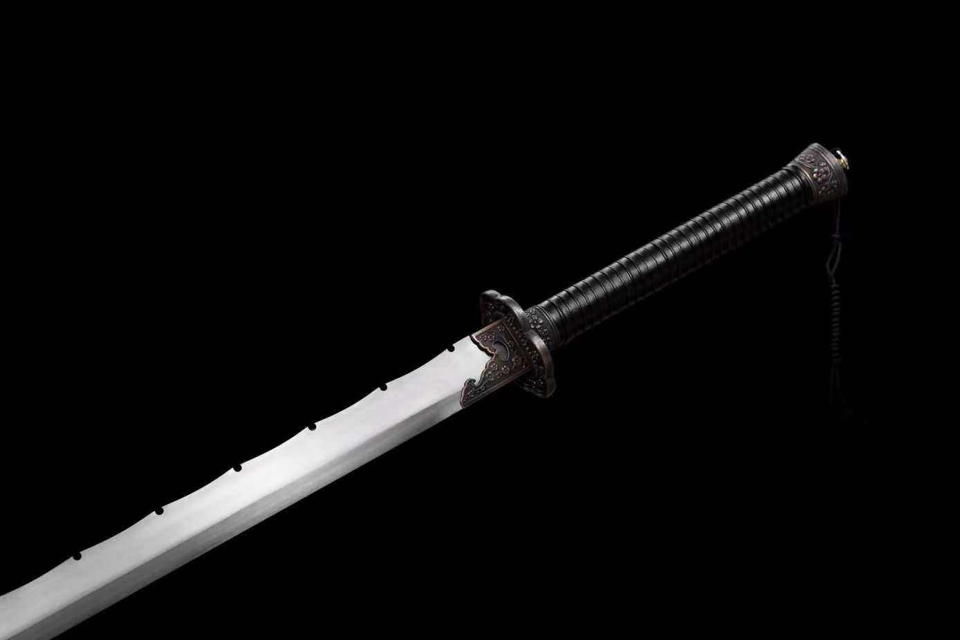 Qing dao Swords Real Forged High Carbon Steel Blade,Alloy Fittings,LOONGSWORD