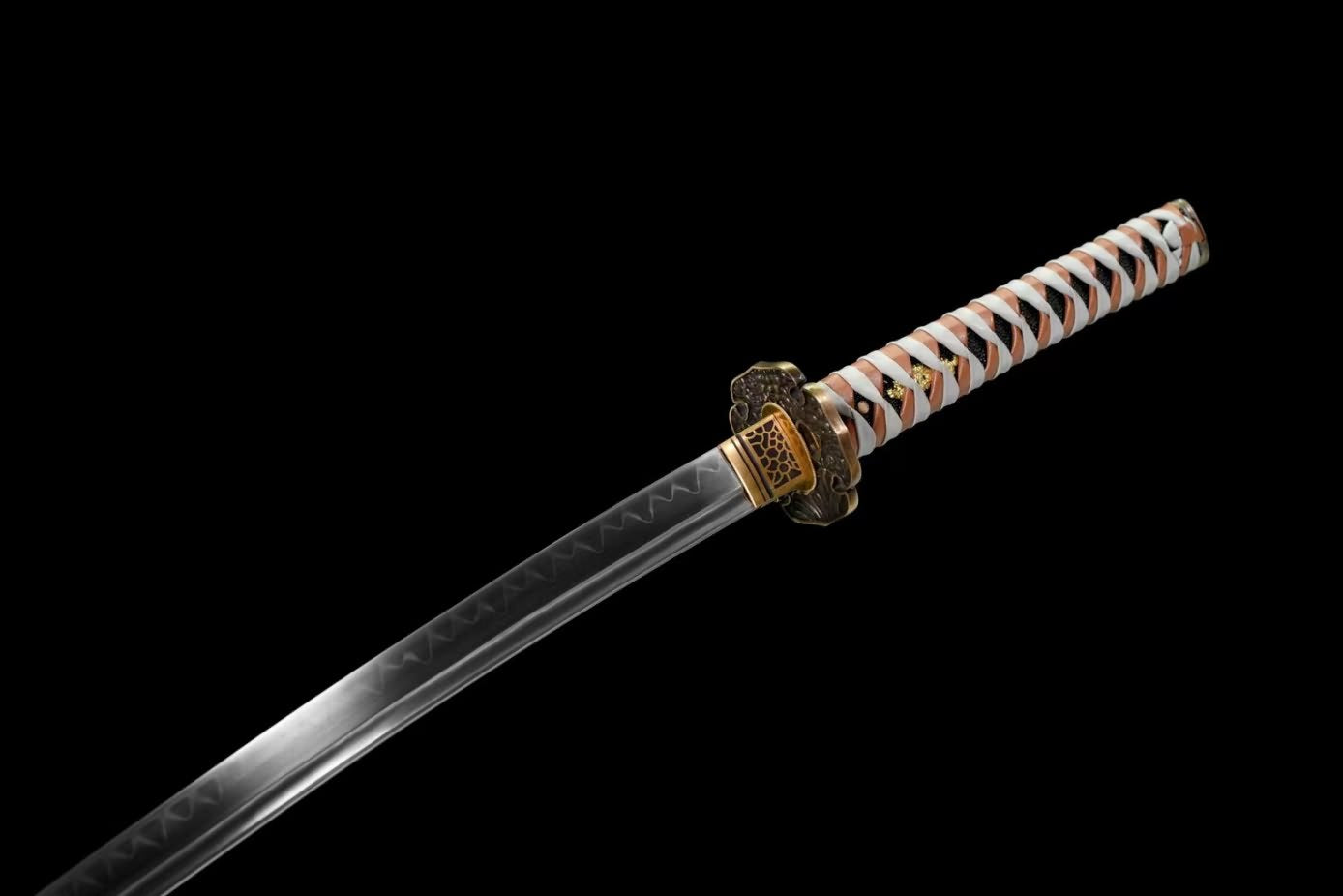 Samurai Sword,Full Tang Forged T10 Clay Tempered Steel Blade,LOONGSWORD