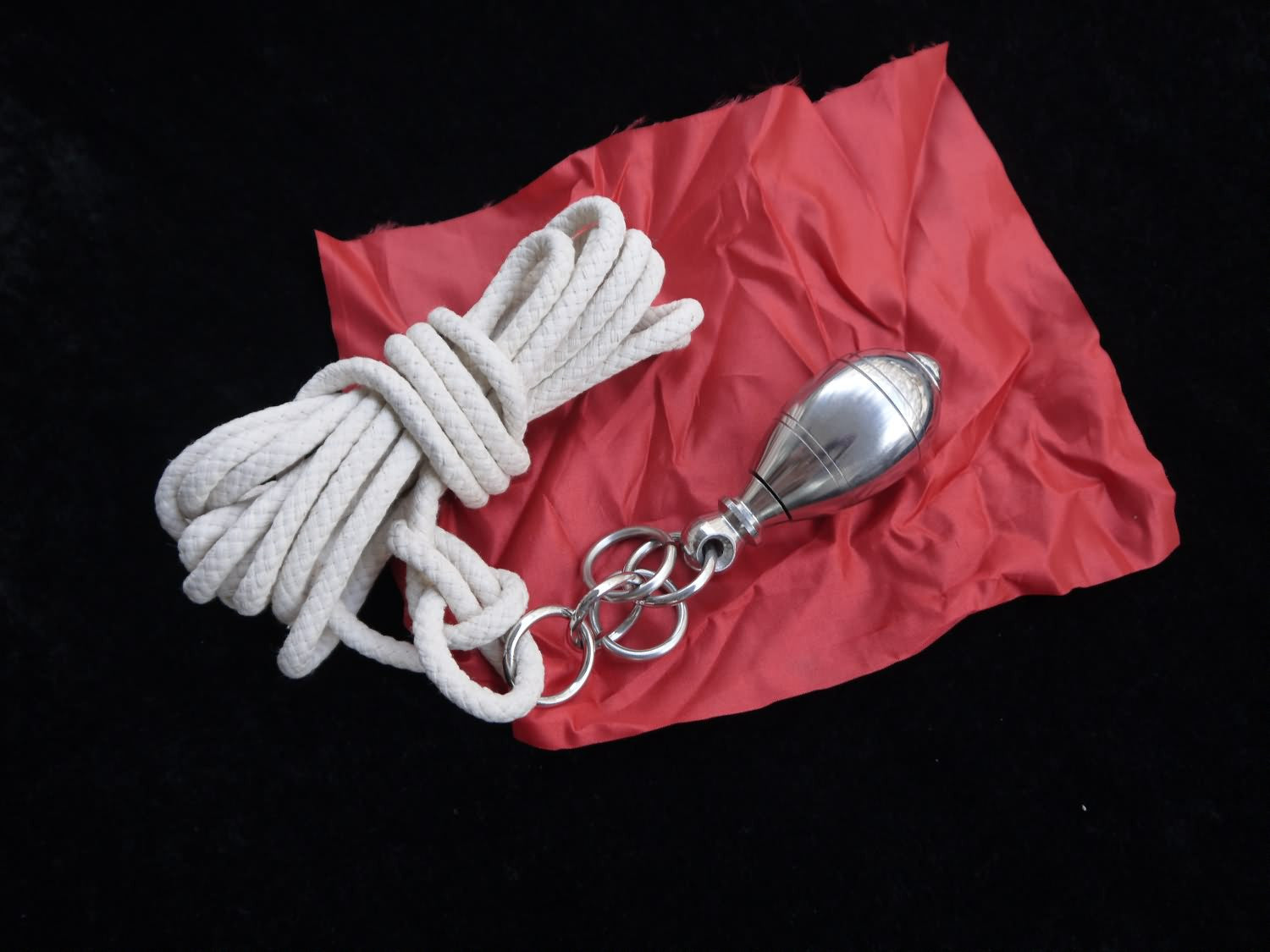Meteor Hammer/Stainless steel/Rope 4M/Chinese martial arts/Kung fu - Chinese sword shop
