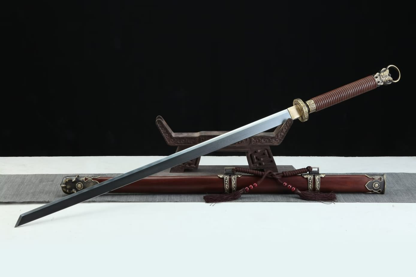 LOONGSWORD,Chinese Sword Tang dao Swords Real,Full Tang damascus blade ...