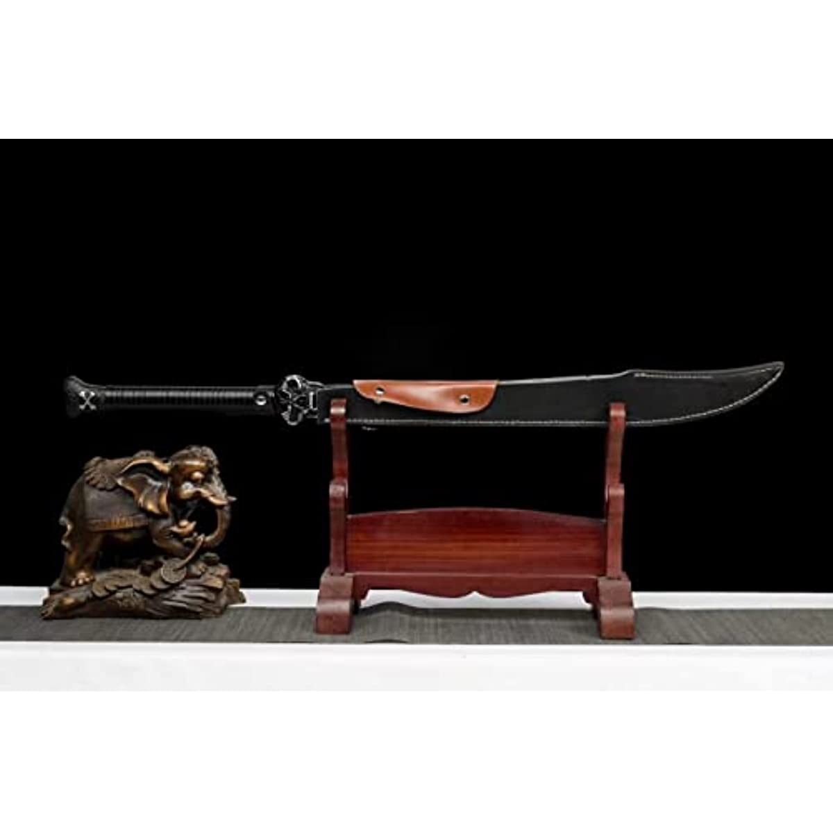 LOONGSWORD,chinese sword,DaDao,Broadsword,High Carbon Steel Blade,PU Scabbard Length 36"