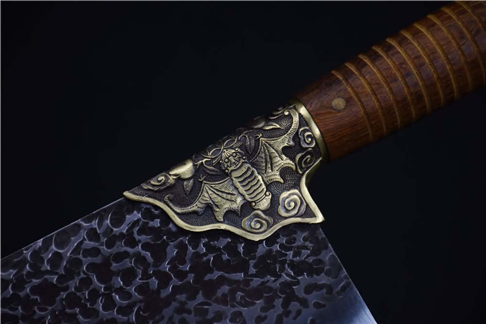 Kitchen knife,Handmade chinese cleaver,5Cr15MOV steel - Chinese sword shop