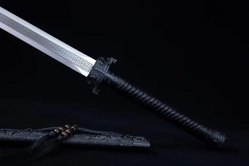 Han Jian high Carbon Steel Blade,Alloy Fittings,PU Scabbard,LOONGSWORD