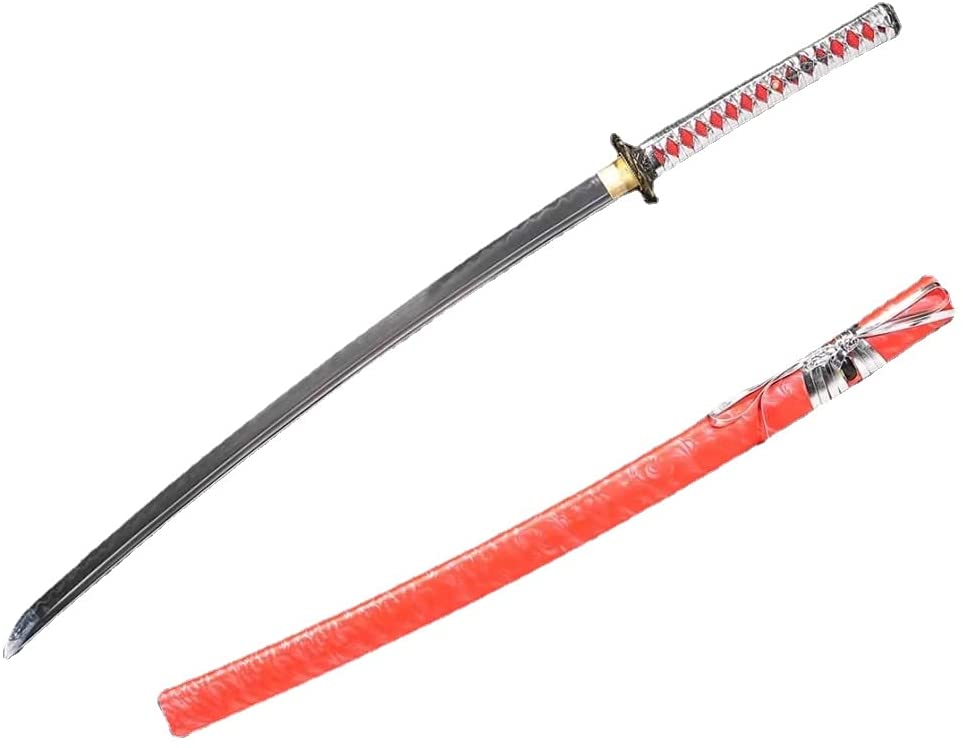 Japanese Samurai Sword Forged Katana T10 Steel Clay Tempered Blade