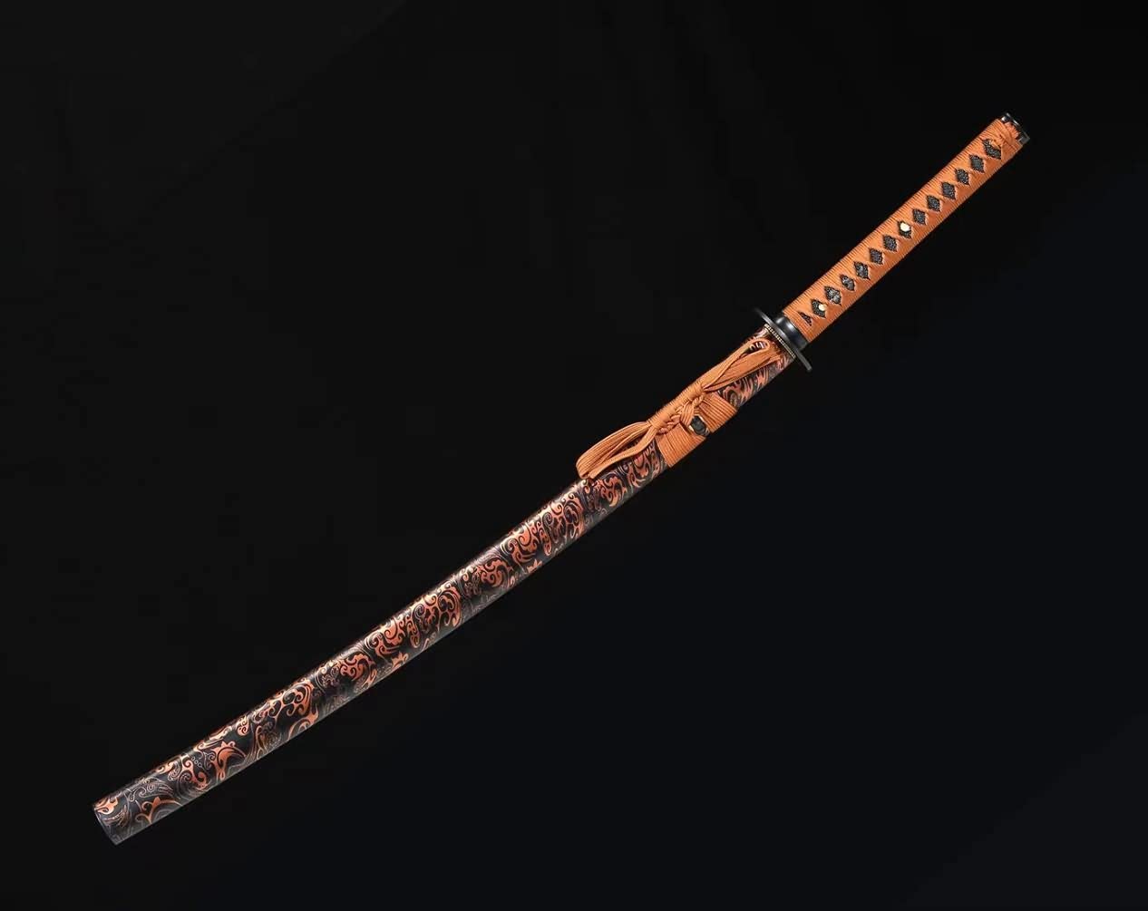 Samurai Sword Real Katana Forged T10 Steel Blade Full Tang Kirsite Fittings Kendo