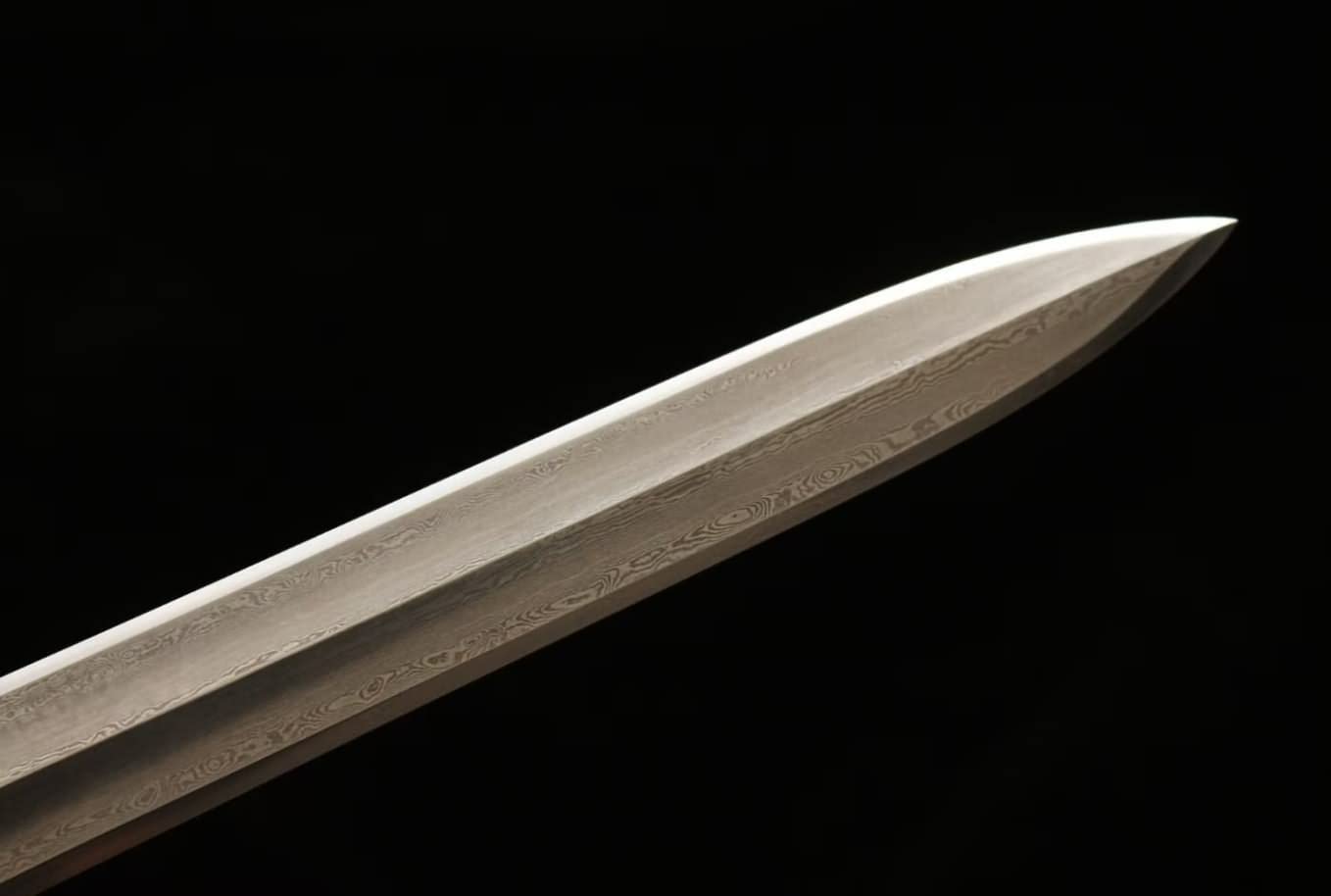 Han jian Swords Real Damascus Steel Sword Brass Fittings Battle Ready,chinese sword