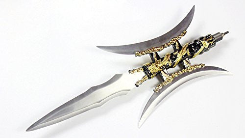 Shuangyue Halberd/Stainless steel material/Chinese martial arts/Gong fu - Chinese sword shop
