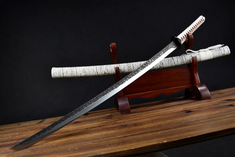 LOONGSWORD,Samrui swords Real,Full Tang,Hand Forged 5Cr15MOV Stainless Steel Blades
