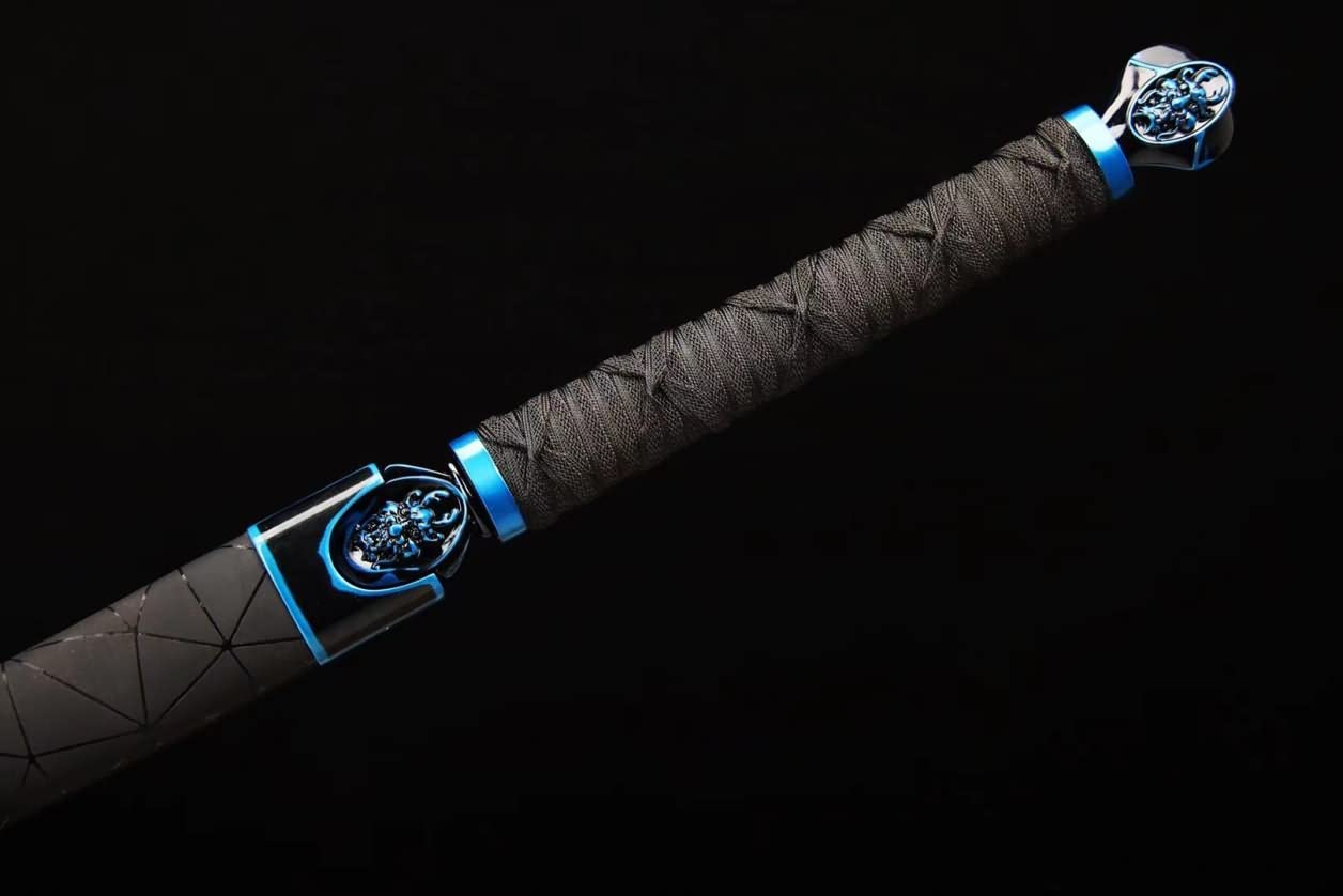 Machete,Saber Real,Full Tang High Carbon Steel Blue Blades