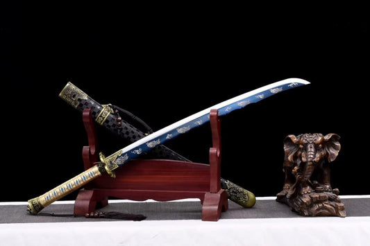 Qing Knife Real(Forged Etch Blades) Battle Ready