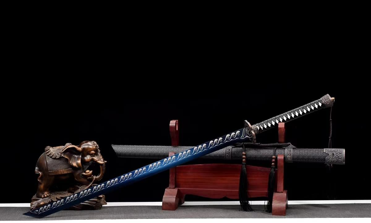 Qing dao Sword Real,Forged High Carbon Steel Blades,Battle Ready