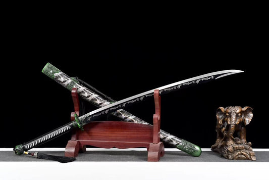 Qing dao Swords Real Forged High Hardness Blade,Alloy Fittings,chinese sword