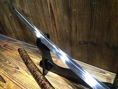 Katana/T10 high carbon steel blade/Wood scabbard/Brass fittings - Chinese sword shop