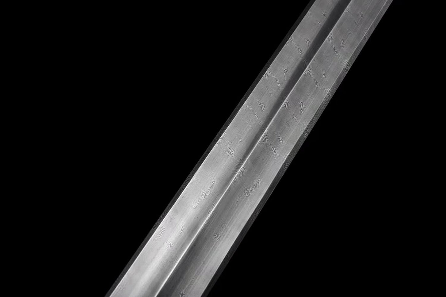 Yongle jian Sword,Hand Forged Damascus Blade,Ebony,Alloy Fittings,Chinese sword