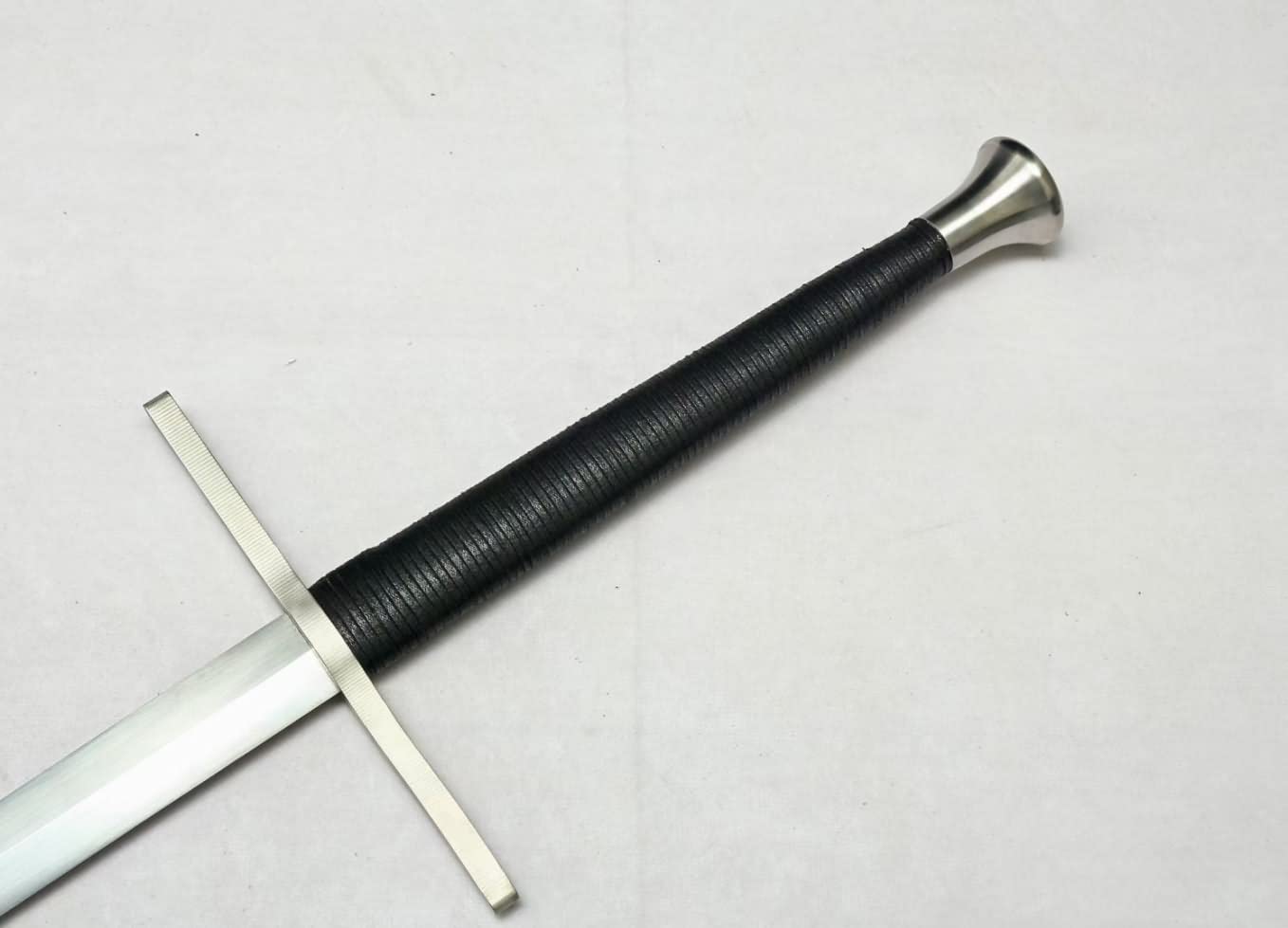 King Arthur Knight Sword Real,Stainless Steel Blade,PU Scabbard,LOONGSWORD