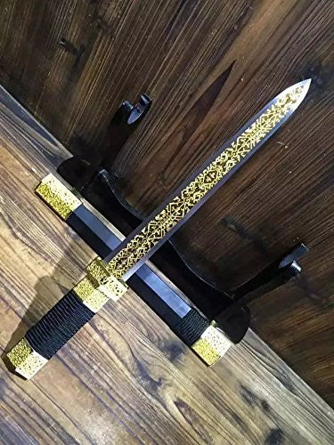 Chinese short sword/Dagger/High carbon steel/Alloy fitting - Chinese sword shop