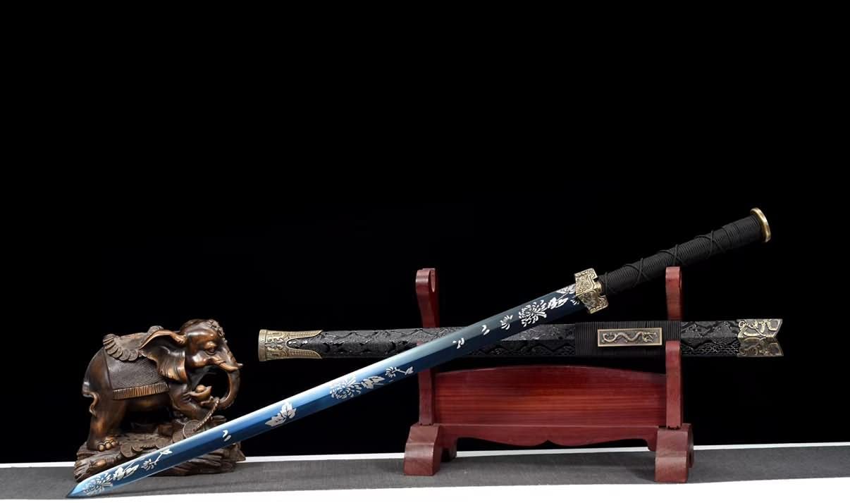 Han jian,Forged High carbon Steel Blue Blade,Heat Tempered,LOONGSWORD