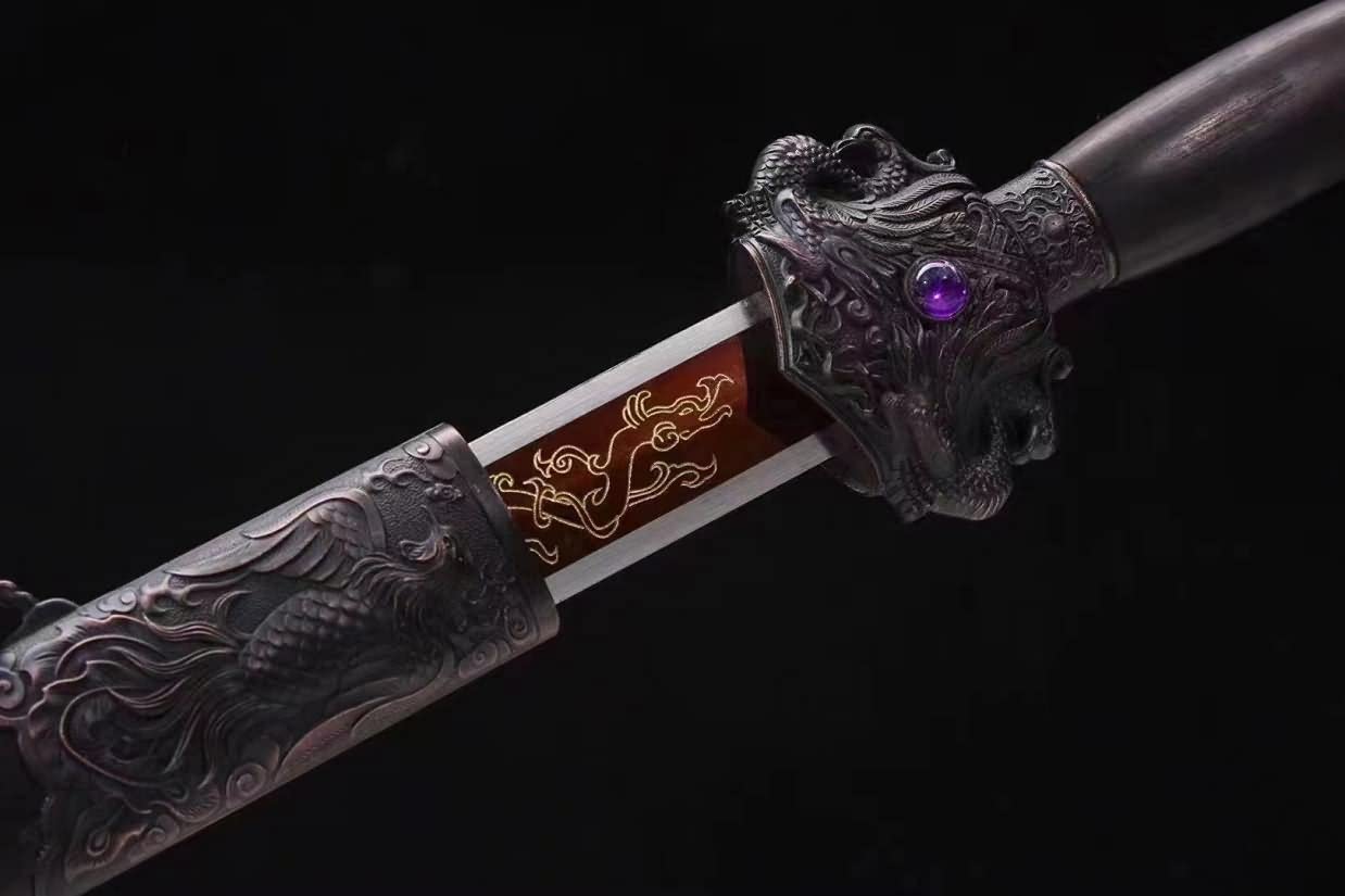 phoenix Sword Real,Fully Handmade,High Carbon Steel,Battle Ready