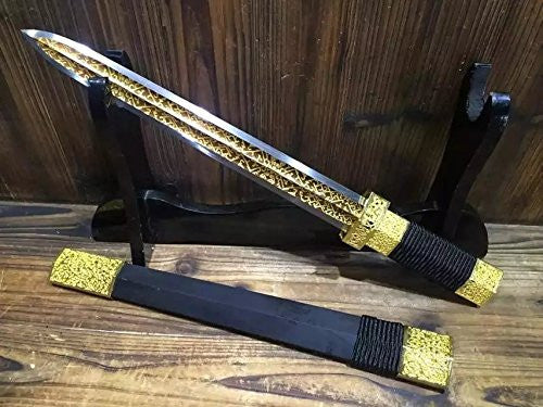 Chinese short sword/Dagger/High carbon steel/Alloy fitting - Chinese sword shop
