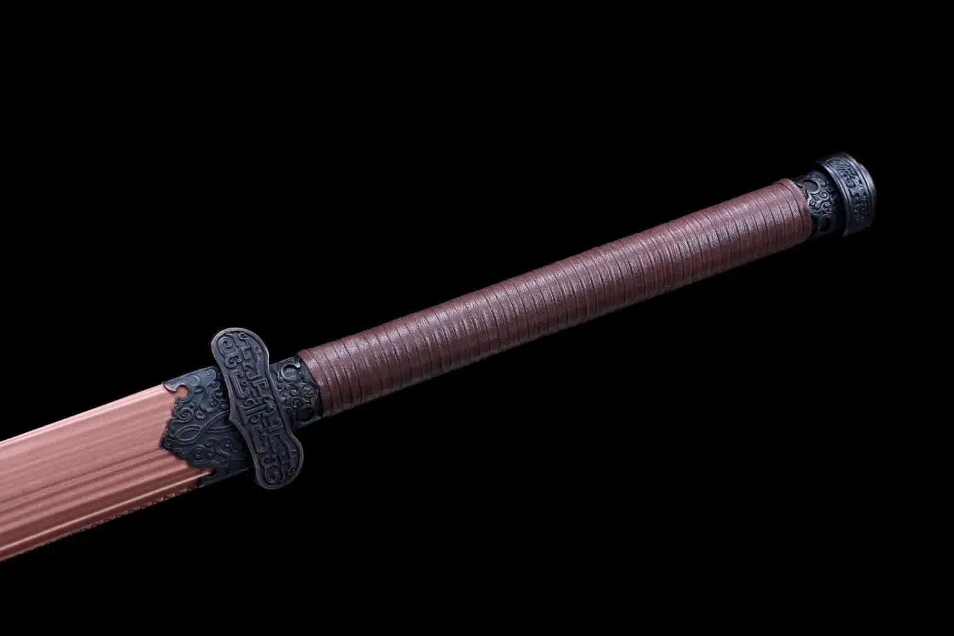 Black Gold Ancient dao,Walking Sabre Sword Real,Etch Blade,Alloy Fittings.chinese swords