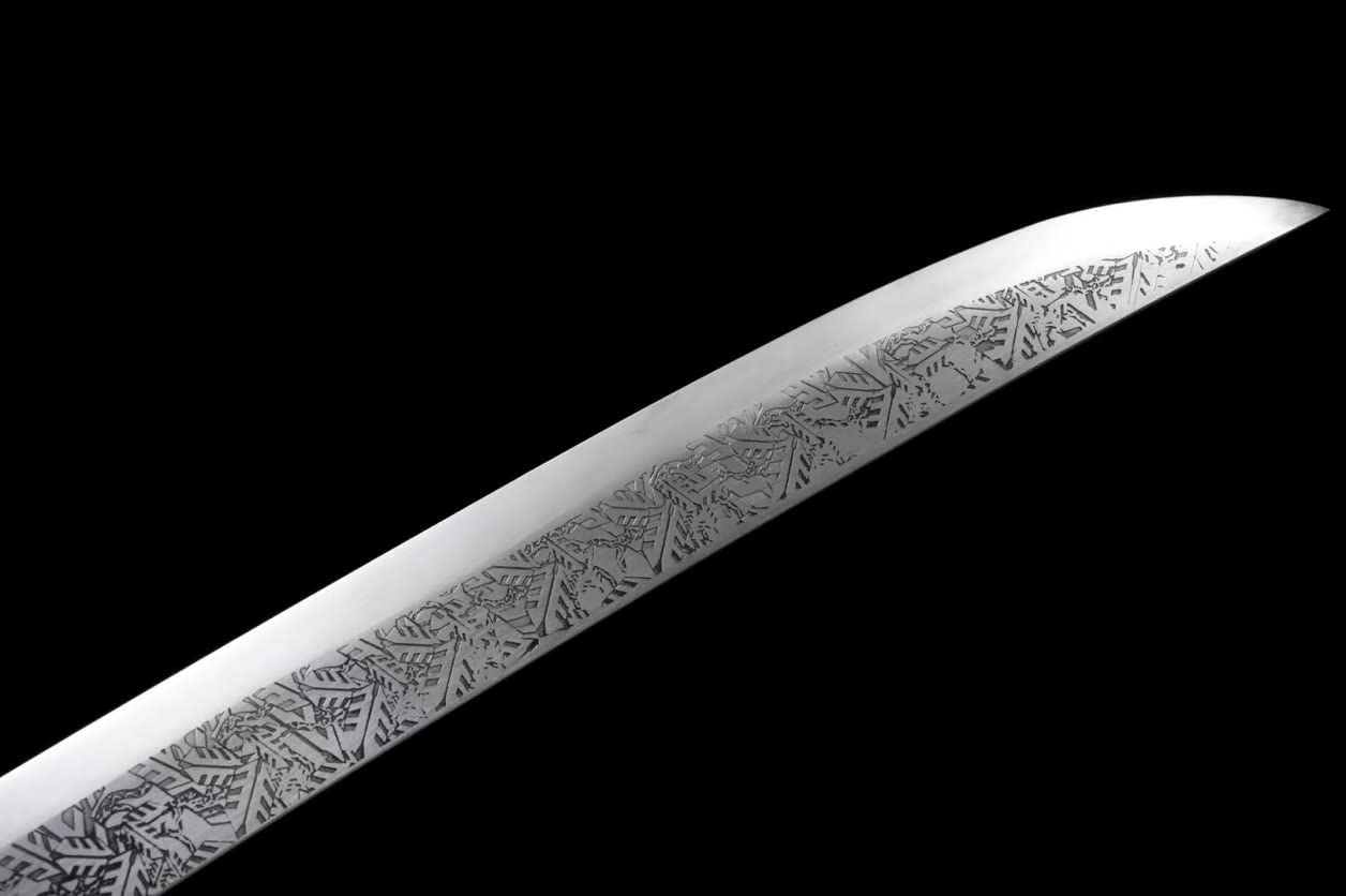 Qing Dao,Practical Knife,Forged High Carbon Steel Blade,Alloy Fittings,LOONGSWORD