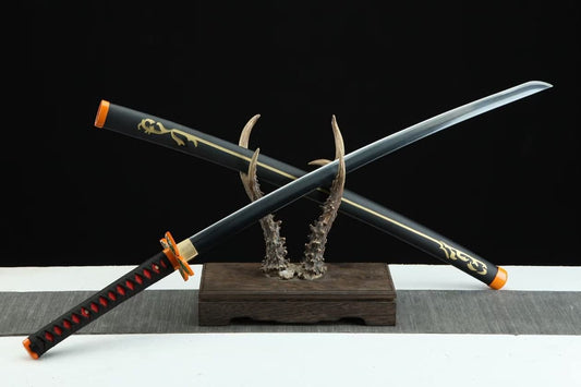 Cosplay Samurai sowrds Forged 1045 Carbon Steel Katana Anime Sword Real