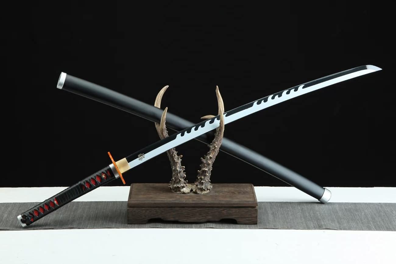 Cosplay Demon Slayer Samurai Sword Forged Medium Carbon Steel Katana