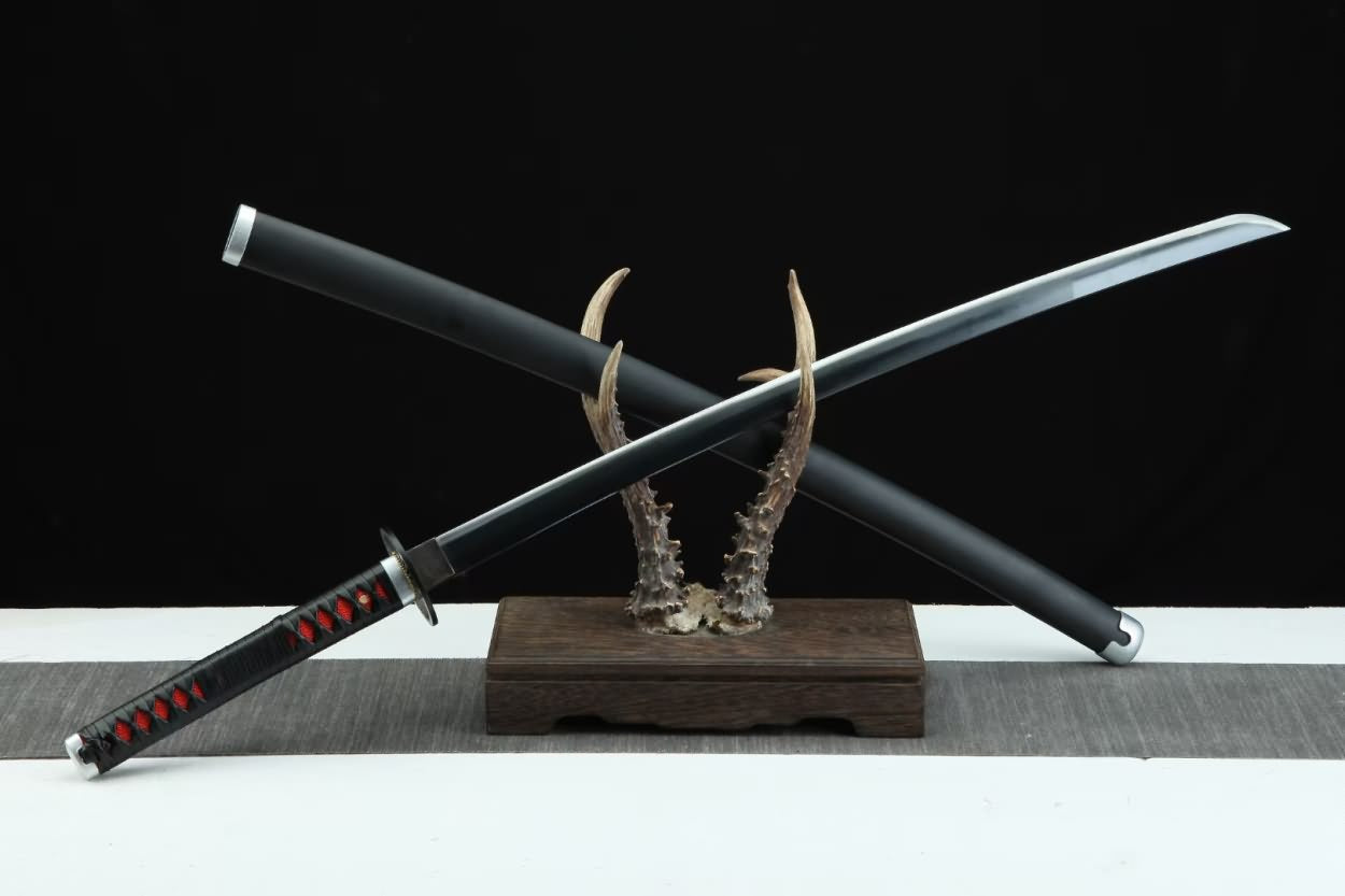 LOONGSWORD,Samurai Sword Cosplay Katana Metal Hand Forged Knives