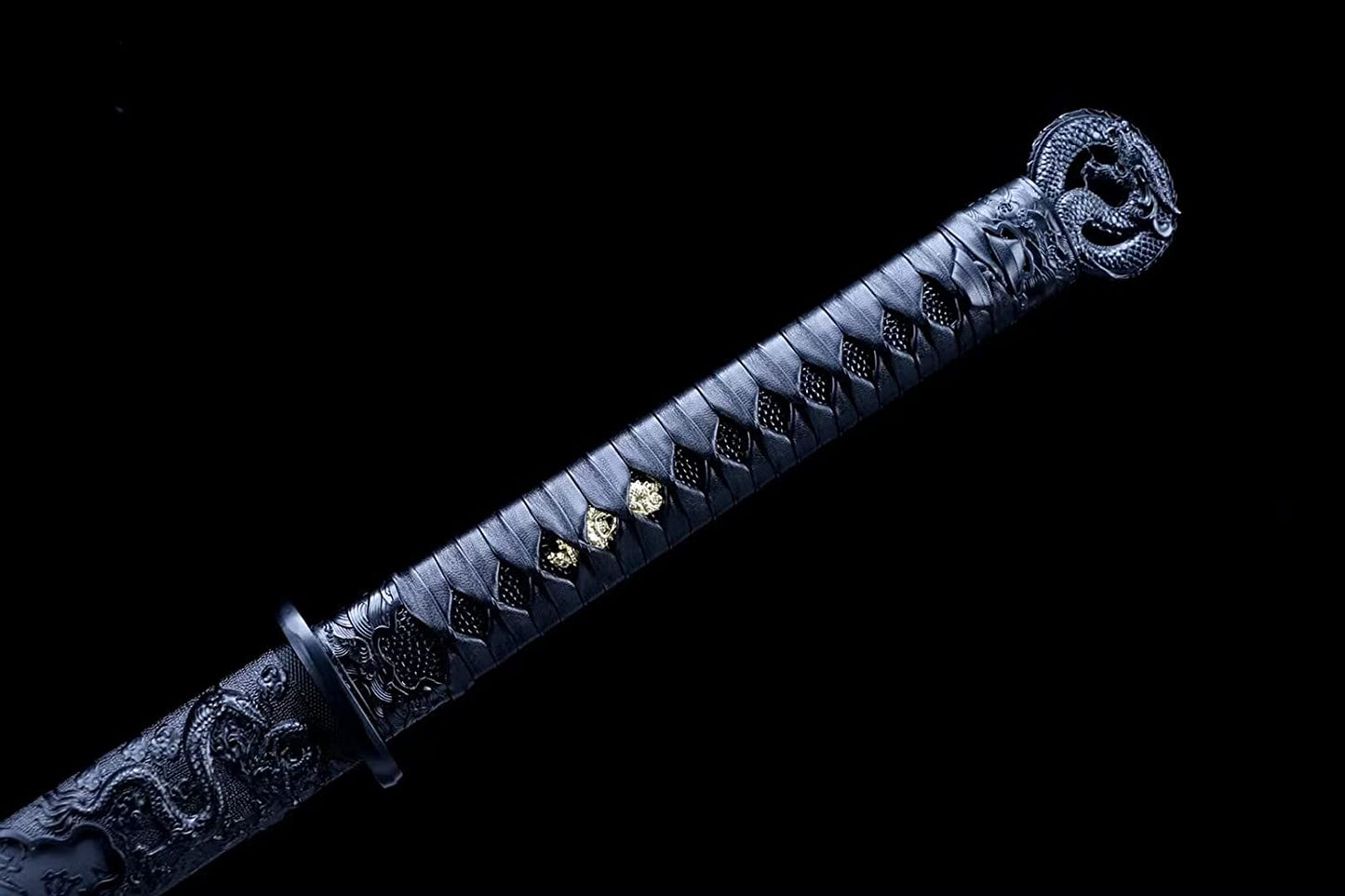 LOONGSWORD,chinese sword,Traditional han jian,Forged Damascus Steel Blade,Alloy Fittings
