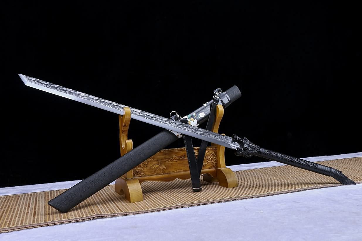 Wolf Dao,Sword Real,Forged High Carbon Steel Blade,Battle Ready,LOONGSWORD