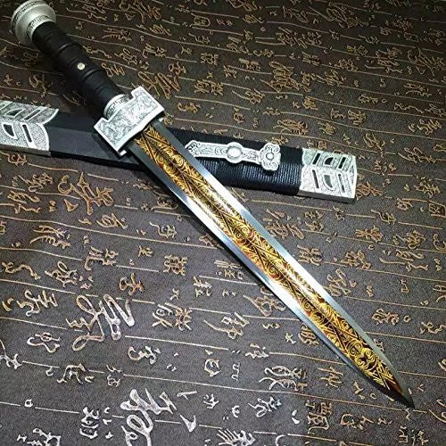 Dagger/ruyi jian/High carbon steel blade/Alloy fitting - Chinese sword shop