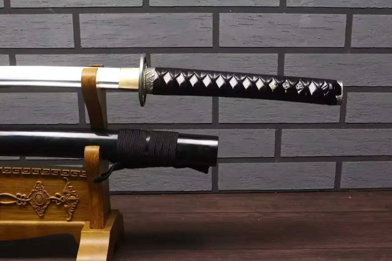 Samurai sword/Katana/High carbon steel blade/Wood paint scabbard/Alloy fitted/Length 39" - Chinese sword shop