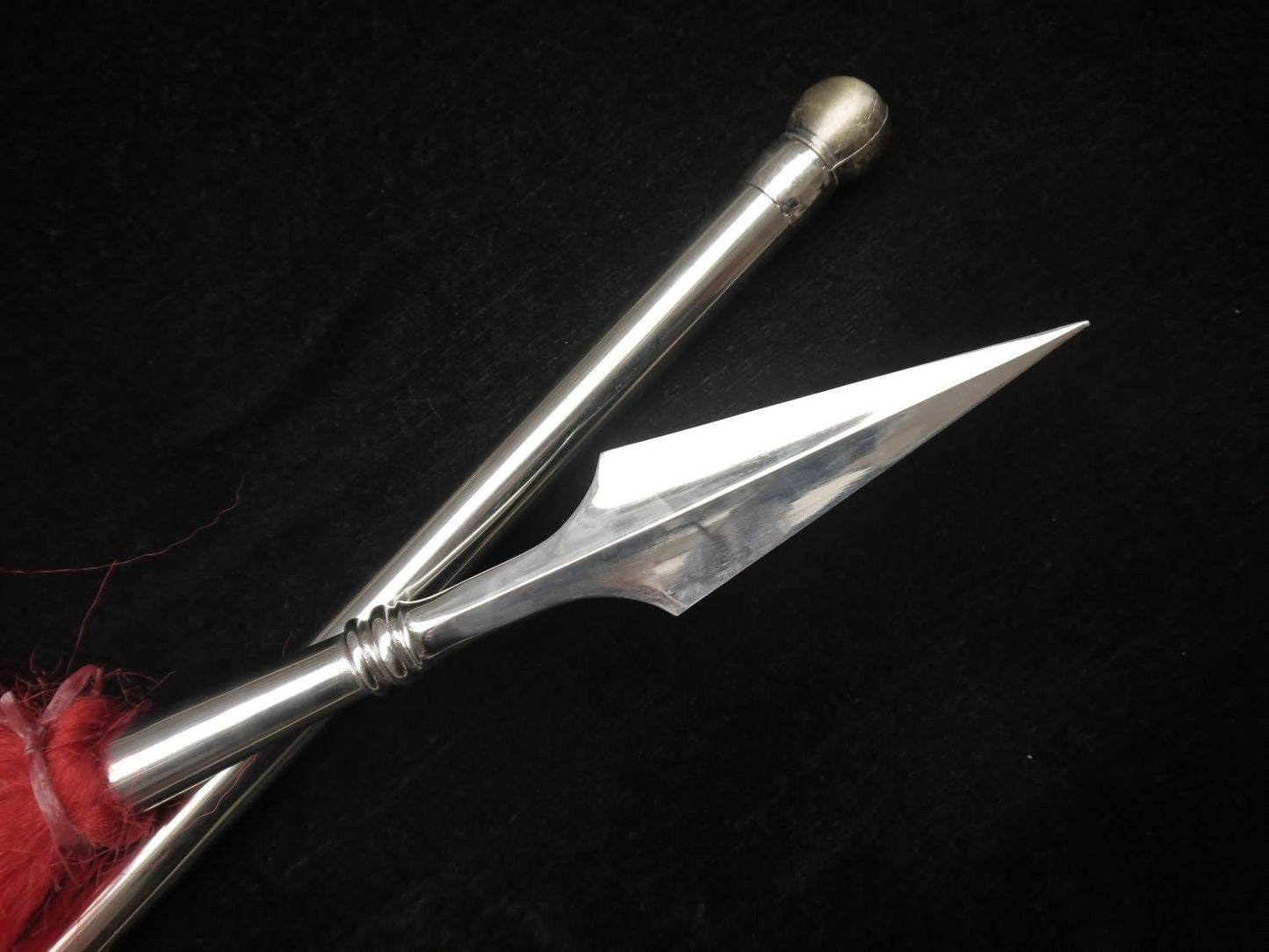 Pike Spear lance/Overall stainless steel production folding two rod - Chinese sword shop