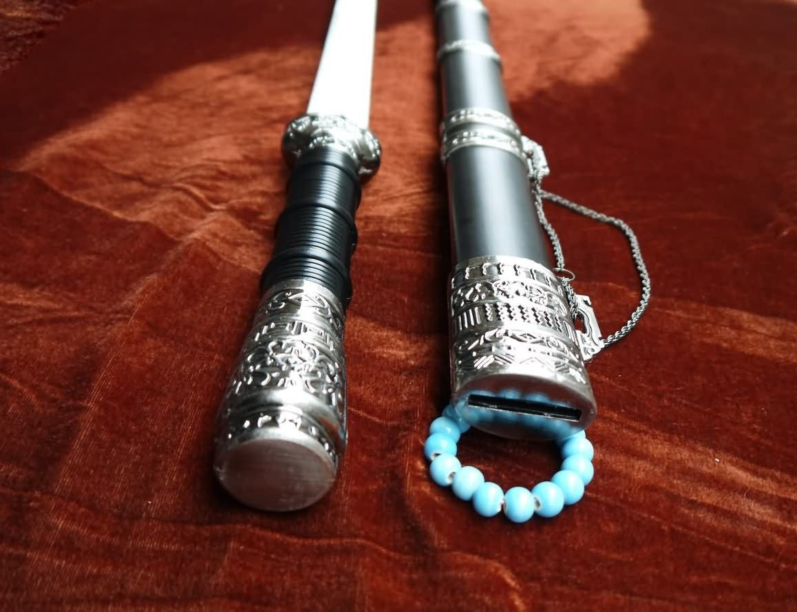 Wolong sword-Stainless steel-Alloy scabbard - Chinese sword shop