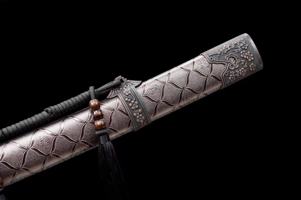 Qing Dao,Practical Knife, High Carbon Steel Blade,Alloy Fittings,chinese sword