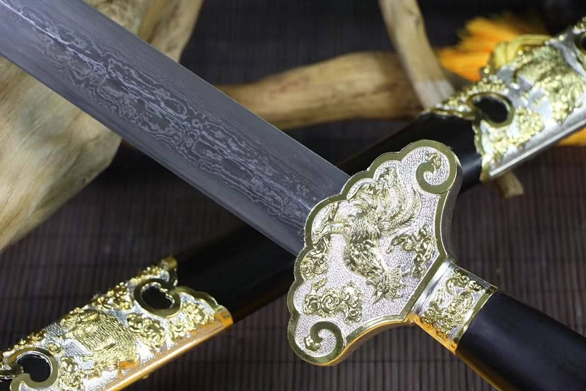 Baojian/Chinese Sword/Forged Damascus Steel Blades/Battle Ready