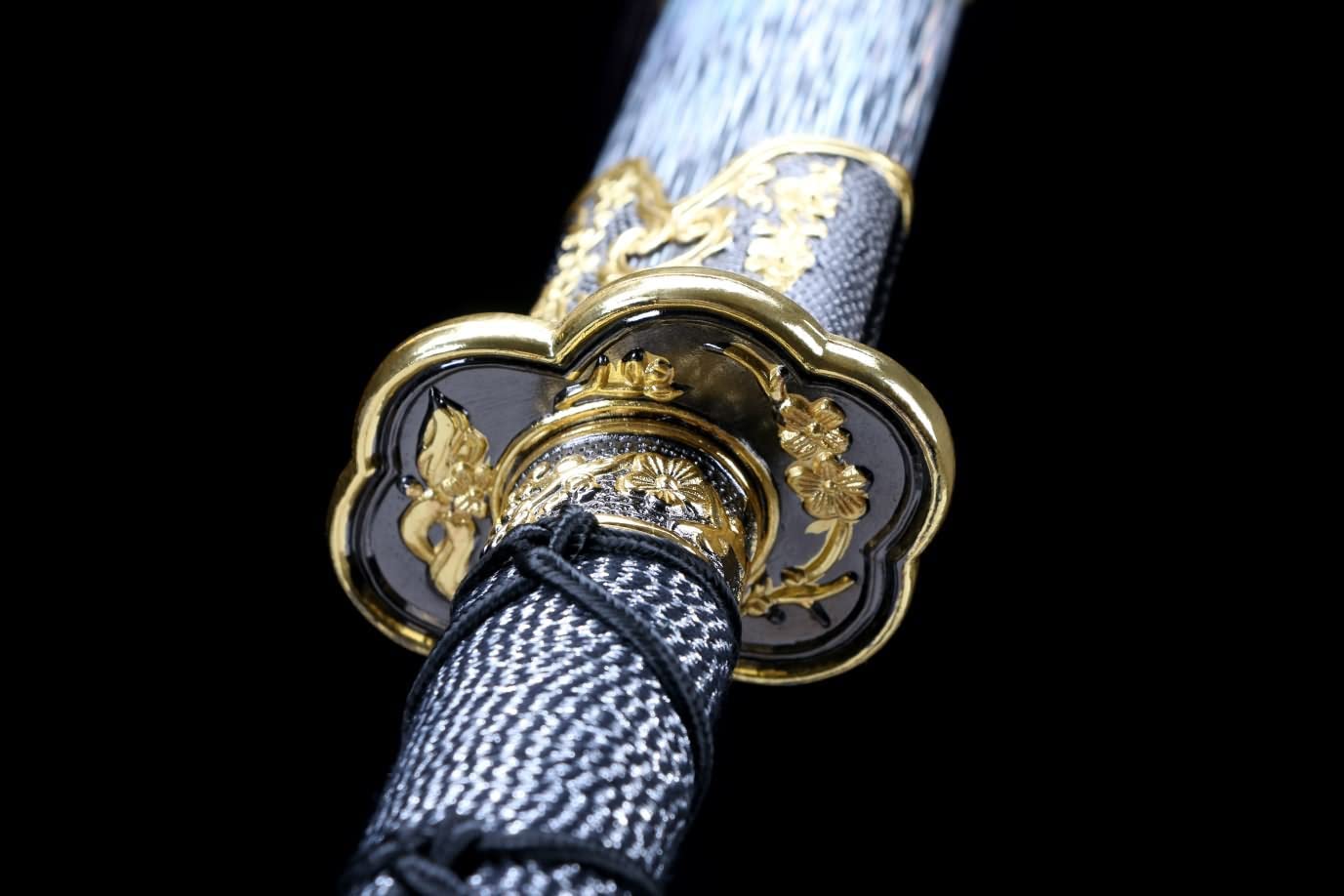 Qing dao,Hand Forged High carbon Steel Blade,Alloy Fittings,chinese sword