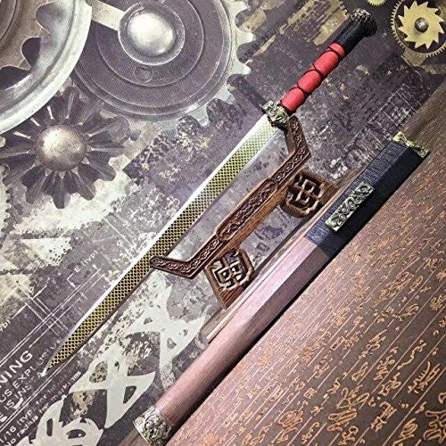 Chibi sword/High carbon steel/Rosewood scabbard/Alloy fittings/Length 30" - Chinese sword shop