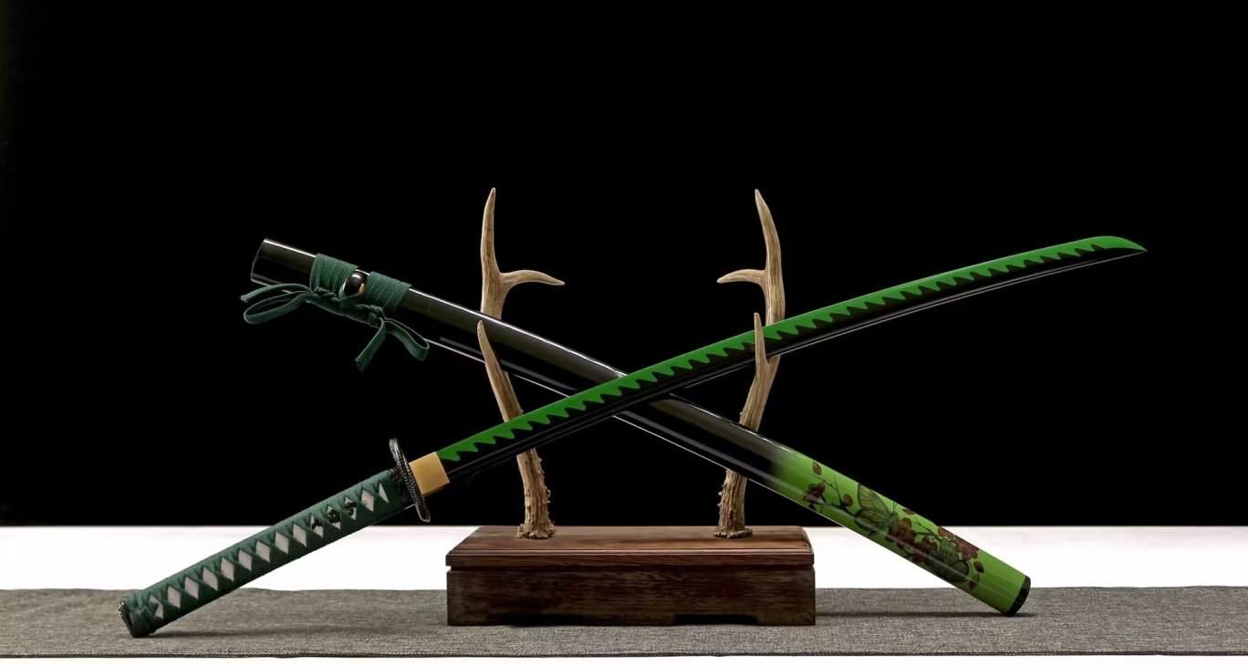 Samruai Sword Real katanas,Full Tang,Forged 1045 Carbon Steel Blades,Cosplay Swords