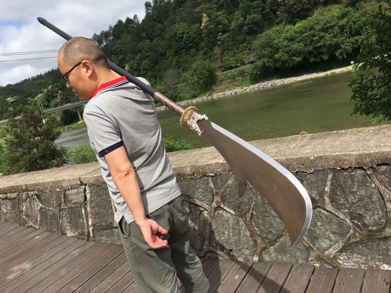Guan Gong Kwan Dao Chinese Sword,High Carbon Steel Blade,Weight 5.96kg