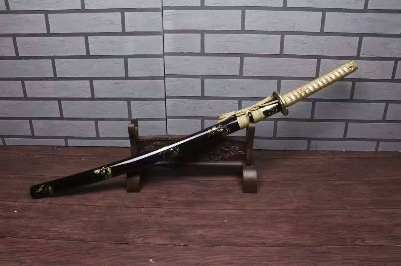 Katana uchigatana/High carbon steel blade/Wood paint scabbard/Alloy fittings - Chinese sword shop