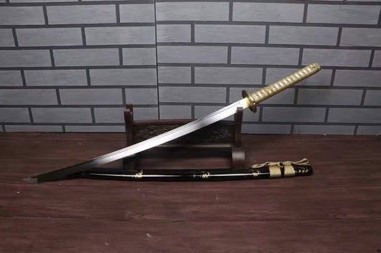 Katana uchigatana/High carbon steel blade/Wood paint scabbard/Alloy fittings - Chinese sword shop