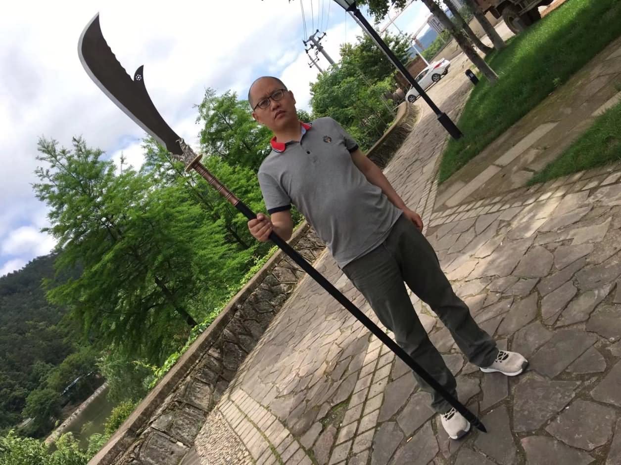 Guan Gong Kwan Dao Chinese Sword,High Carbon Steel Blade,Weight 5.96kg