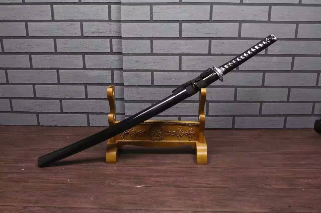 Samurai sword/Katana/High carbon steel blade/Wood paint scabbard/Alloy fitted/Length 39" - Chinese sword shop