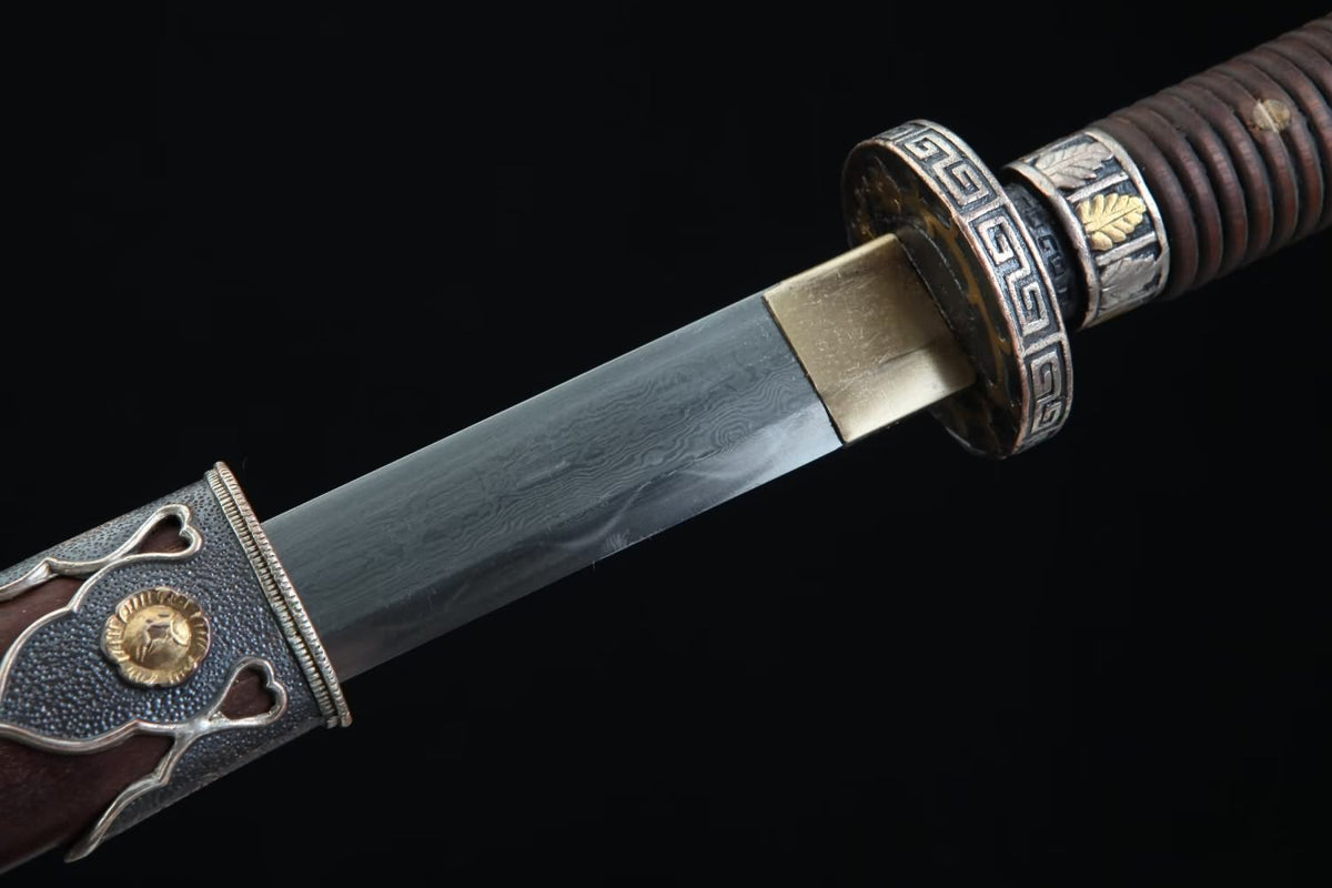 LOONGSWORD,Chinese Sword Tang dao Swords Real(Forged Damascus Blade ...